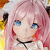 MW Girl(魔物姫) 千代子 85cm バースト中 二次元アニメラブドール シルバー×ブラックツートンヘア美少女ドール 宣材写真はシリコン製ボディ
