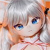 MW Girl(魔物姫) 小姆 85cm バースト小 二次元アニメラブドール メイド風 ブルーヘア×大きな瞳 宣材写真はシリコン製ボディ
