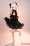 XYGO 141cm Cカップ 猫村栞ヘッド 白髪 猫耳風美少女ラブドール ソフトビニールヘッド+TPEボディ
