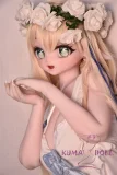 Elsa Babe 140cm M  AHR015 二次元 アニメドール フルシリコン製  カスタマイズ可 花輪をかけた少女