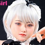 【A工場製】 138cm貧乳 ロり系 R53頭部 Real Girl ラブドール シリコンヘッド+TPEボディカスタマイズ可