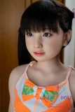 J-cute フルシリコン製 149cm バスト平 AGD01 澪ヘッド 可愛いラブドール 掲載画像は硬めシリコンヘッド 明るいカラーの衣装で元気いっぱい