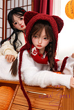 フルシリコン製ラブドール JYDOLL 123cm Bカップ 如意（ruyi）ヘッド 身体リアルメイク付き