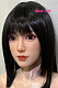 Real Girl P5ヘッド 高級シリコン製 可愛い 女性ヘッド 等身大ドールの頭 頭部単品 ヘッド単体 フィギュア M16ボルト採用 140-170CM身長適用 職人メイク 塗装済み
