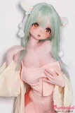 Elsa Babe 140cm M RAD056 雪村铃鹿ヘッド 可愛い系アニメ風ラブドール ミントグリーンヘアの萌え系リアルドール 宣材写真は140cm-M ボディー選択可能