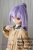 GUAVADOLL アニメドール ソフトビニール製ヘッド+TPE製ボディ 150cm バスト小 DM02 ヘッド M16ジョイント 他社と交換可能 138-150ＣＭのボディに適用 ナチュラル肌色