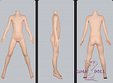 フルシリコン製ラブドール WAXDOLL  142cm 貧乳 GD09ヘッド リアルメイク付き 拘束された少女