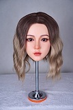 シリコン製頭部+TPEボディ Sanmu doll 145cm Bカップ #S37ヘッド 可愛い ラブドール