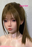 Real Girl P1ヘッド 高級シリコン製 可愛い 女性ヘッド 等身大ドールの頭 頭部単品 ヘッド単体 フィギュア M16ボルト採用 140-170CM身長適用 職人メイク 塗装済み