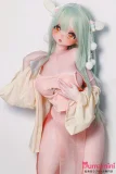 Elsa Babe 140cm M RAD056 雪村铃鹿ヘッド 可愛い系アニメ風ラブドール ミントグリーンヘアの萌え系リアルドール 宣材写真は140cm-M ボディー選択可能