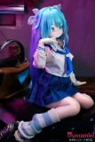 MW Girl(魔物姫) 星乃ヘッド 85cm 7kg  アニメ風ラブドール ブルーセーラー服ドール 宣材写真通のはシリコン製ボディ