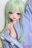 Elsa Babe AHR023 诹访部晴香ヘッド 125cm 冬仕様のふわもこ耳当て×ブルー着ぐるみが可愛いアニメ顔ラブドール ボディー素材選択可能