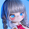 MW Girl(魔物姫) 呆喵 85cm バースト 二次元アニメラブドール 大きな瞳 可愛い幼顔 宣材写真はシリコン製ボディ 85cm バースト小 宣材写真と同じ制服も付属