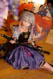 MOZU DOLL 130cm 灵华 バスト大 ビニール製頭部＋TPE製 ボディ 肌色＆眼球色＆メイク＆ウィッグは宣材写真と同じ 和風衣装 黒紫のドレス