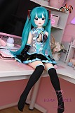 MOZU DOLL 85cm Aカップ 小音ちゃん ソフトビニール製頭部 TPE製ボディ 肌色＆眼球色＆メイク＆ウィッグ＆衣装は宣材写真と同じ  6kg