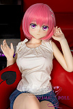 Aotume Doll フルシリコン製リアルドール アニメドール 145cm Dカップ #128ヘッド 美少女ダッチワイフ ピンク髪
