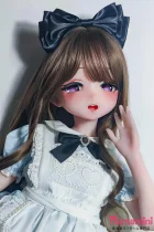Elsa Babe AHR023 诹访部晴香 125cm ロリータ系アニメフェイスドール ブラウンヘア＆大きな黒リボンの可憐モデル ボディー素材選択可能