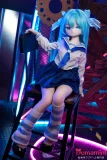 MW Girl(魔物姫) 星乃ヘッド 85cm 7kg  アニメ風ラブドール ブルーセーラー服ドール 宣材写真通のはシリコン製ボディ