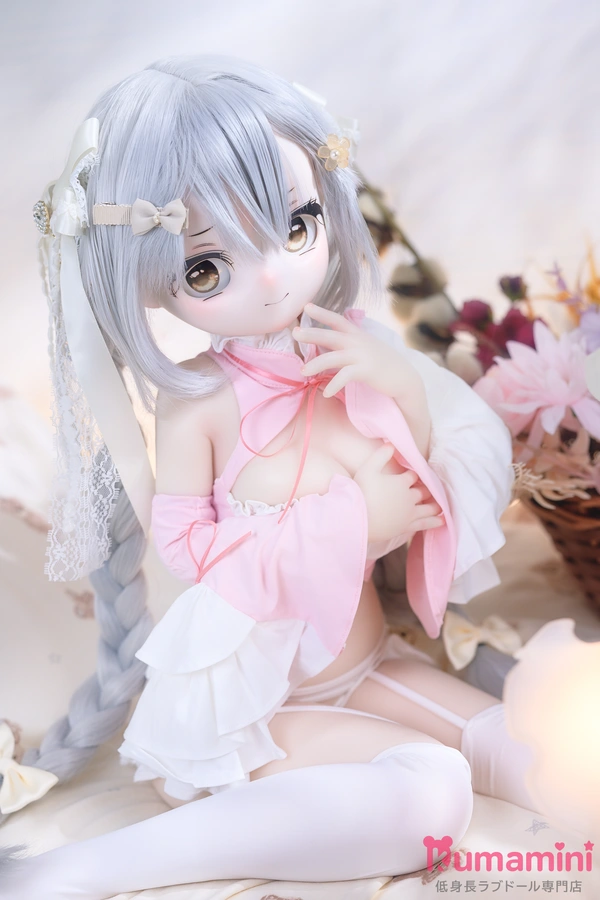 MW Girl（魔物姫）ラブドール 85cm 雅子ヘッド 掲載画像はソフトビニール製頭部+シリコン製ボディ 大きな瞳とピンクのワンピース美少女アニメラブドール