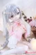 MW Girl（魔物姫）ラブドール 85cm 雅子ヘッド 掲載画像はソフトビニール製頭部+シリコン製ボディ 大きな瞳とピンクのワンピース美少女アニメラブドール