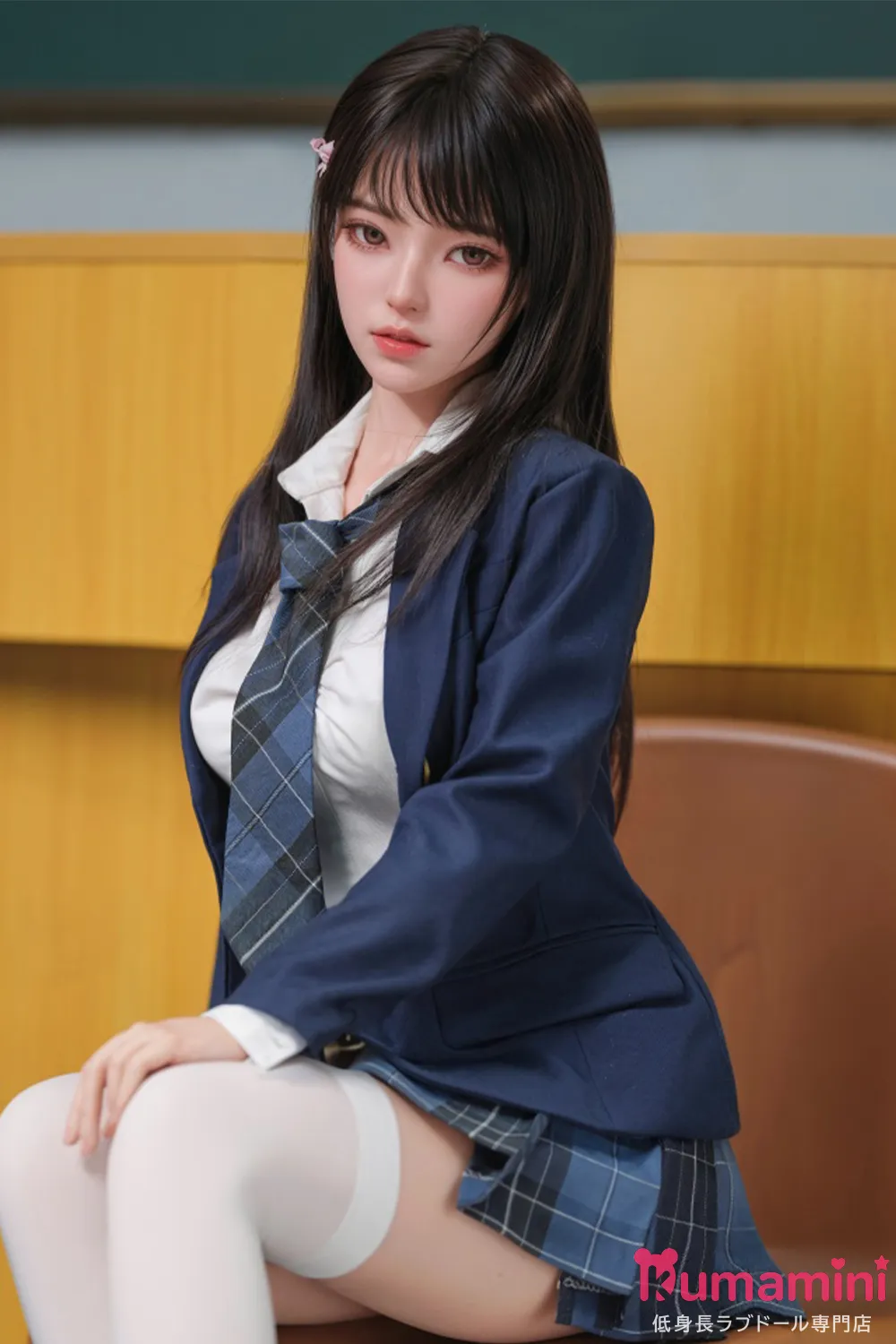 HSDOLL 142cm JK学生 M2 フルシリコン製リアルドール フルシリコン製ダッチワイフ  セックス可能 宣伝画像と同じ衣装付き