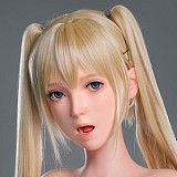 フルシリコン製ラブドール WAXDOLL 142cm 貧乳 GD06ヘッド リアルメイク付き そばかすある少女 可愛い