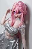 Elsa Babe 140cm RAD052-斉藤雪絵-Saitou Yukieヘッド アニメ風リアルドール 二次元美少女ラブドール ピンク超ロングヘア×ハートアイ フルシリコン製  カスタマイズ可