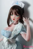 Elsa Babe 144cm  二次元 アニメ美少女ドール  アニメ調リアルドール ナース風ブルーストライプ衣装の美少女ドール アニメ顔ラブドール