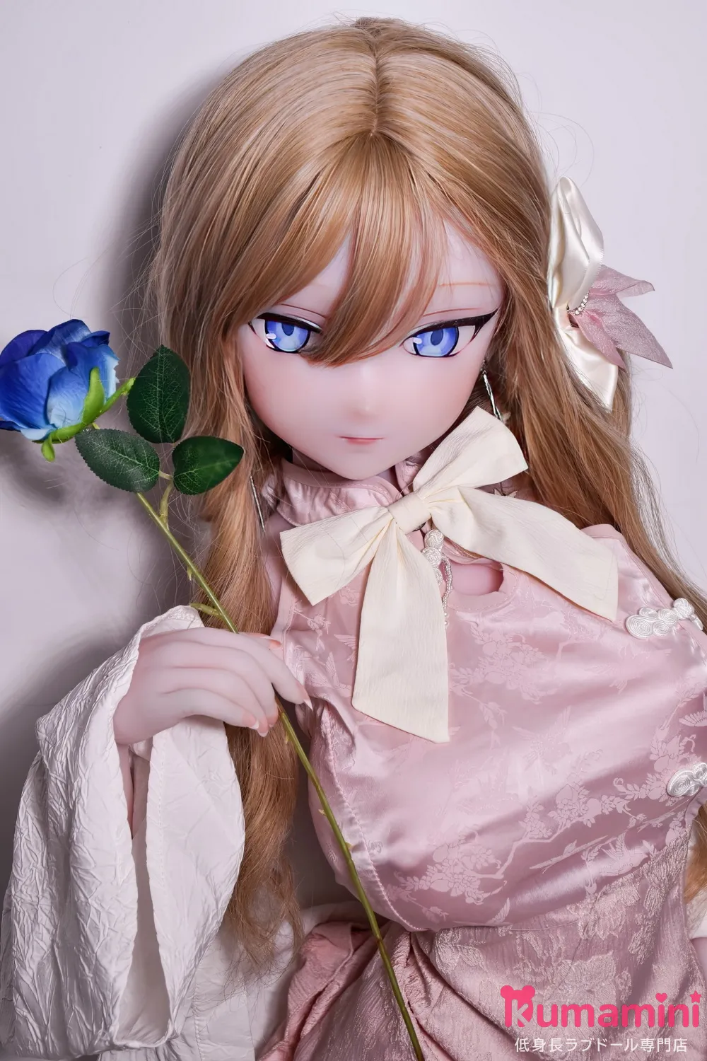 Elsa Babe 144cm AHR012 奈月飞鸟Natsuki Asuka 二次元 アニメ美少女ドール  アニメ調リアルドール ピンクチャイナ風ドレス アニメ顔ラブドール