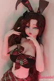 Elsa Babe 144cm AHR008 岩田光希Iwata Mitsuki 二次元 アニメドール  アニメ調リアルドール チェックリボンバニースタイルの美少女ドール アニメ顔ラブドール
