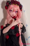 Elsa Babe RAD047 144cm 花守薰Hanamori Kaori ゴシックローズデザインのアニメ美少女ドール ピンク編み込みヘア アニメフェイスラブドール