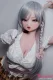 Elsa Babe 144ccm RAD048 小川梨花Ogawa Rika シルバーヘア アニメフェイスラブドール ホワイトトップス＆チェック柄スカートを着た銀髪美少女ドール