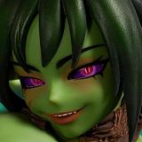 Climax Doll  CLM 70cm Zargeヘッド Hカップ ゴブリングリーン肌 ファンタジーキャラクター アニメ系ドール フルシリコンラブドール