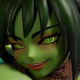 Climax Doll  CLM 70cm Zargeヘッド Hカップ ゴブリングリーン肌 ファンタジーキャラクター アニメ系ドール フルシリコンラブドール