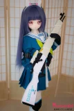 XYGO 141cm Cカップ R03垃圾兔ヘッド パープルロングヘア×セーラー服のアニメフェイスラブドール 宣伝写真はシリコンヘッド＋TPEボディ