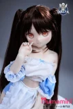 DOLLTA アニメ美少女ドール 芽依 (Mei) フルシリコン製 85cm-Bカップ ツインテール美少女 可愛いロリー風ラブドール 宣伝画像と同じ衣装も付属