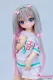 MW Girl(魔物姫)  85cm 奈绪 バスト中 二次元アニメラブドール シルバー×ピンクグラデーションロングヘア アニメ系ラブドール  宣材写真はシリコン製ボディ