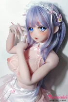 Elsa Babe 144ccm M AHR029 伊月珊瑚Itsuki Sango ラブドール 二次元美少女ドール エルフ耳×紫髪ロングの二次元アニメフェイス 小柄ボディ レースランジェリー美少女アニメラブドール