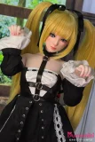 【即納・国内発送・送料無料】Mini Doll ミニドール セックス可能 60cmXS  玛丽罗斯 PVCヘッド＋シリコン製ボディ 金髪ツインテールのアニメフェイス ゴシックメイド風アニメラブドール