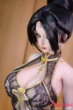 【即納・国内発送・送料無料】Mini Doll ミニドール セックス可能 60cm バスト大 蜘蛛精  PVCヘッド＋シリコン製ボディ 黒髪アップスタイルのアニメフェイス チャイナドレス風美少女アニメラブドール