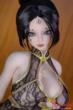 【即納・国内発送・送料無料】Mini Doll ミニドール セックス可能 60cm バスト大 蜘蛛精  PVCヘッド＋シリコン製ボディ 黒髪アップスタイルのアニメフェイス チャイナドレス風美少女アニメラブドール