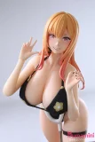 【先行予約 6月発送予定】Otaku Doll ミニドール アニメ顔 喜多川 海夢 65cm PVCヘッド+シリコンボディ 元気で可愛いアニメフェイスドール ブロンドロングヘア×学生風制服スタイル二次元ラブドール 二次元ドール 収納が便利 セックスフィギュア
