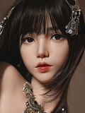 【10%OFF 4/5日迄】Cosdoll 146cm AAカップ フルシリコン製 清灵 妖精風 金髪スタイル リアルラブドール 小柄等身大ドール