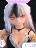 MW Girl(魔物姫)  115cm Aki アニメ系リアルラブドール 小柄ボディ セーラー服 クール系 二次元風美少女 宣伝画像はシリコンボディ バスト中