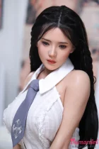 MMXDOLL（木木夕）シリコン製 120cm 巨乳 ) 梦越(mengyue）ヘッド 美少女系ロングヘア 等身大ラブドール  可動式ボディ