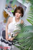 MMXDOLL（木木夕）シリコン製 120cm 巨乳 ) 梦越(mengyue）ヘッド 清楚系ショートヘア 可愛いルームスタイル 等身大ラブドール