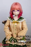 GUAVADOLL アニメドール ソフトビニール製ヘッド+TPE製ボディ 145cm Bカップ DM08 リアルドール ナチュラルドール 文学系美少女