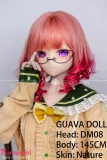 GUAVADOLL アニメドール ソフトビニール製ヘッド+TPE製ボディ 145cm Bカップ DM08 リアルドール ナチュラルドール 文学系美少女