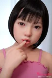 J-cute 128cm  AGB35 楓ヘッド フルシリコン製ダッチワイフ ピンクの可愛い衣装 ショートヘア ナチュラル 可愛い美少女ドール