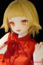 XYGO 141cm Cカップ R05 小忍 忍ちゃん 金髪 赤いスカート コスプレ風 宣伝写真はシリコンヘッド＋TPEボディ カスタマイズ可能 掲載画像と同じ衣装も付属